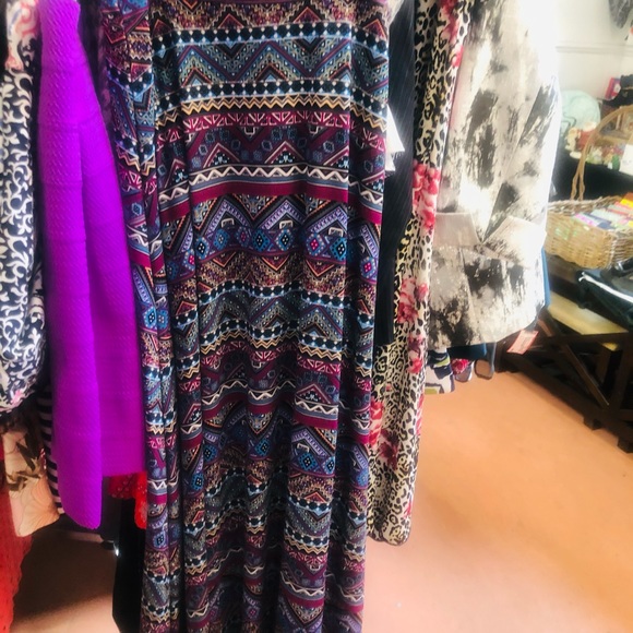 LuLaRoe Maxi Multicolored Long Skirt